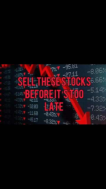 Sell These Stocks Now