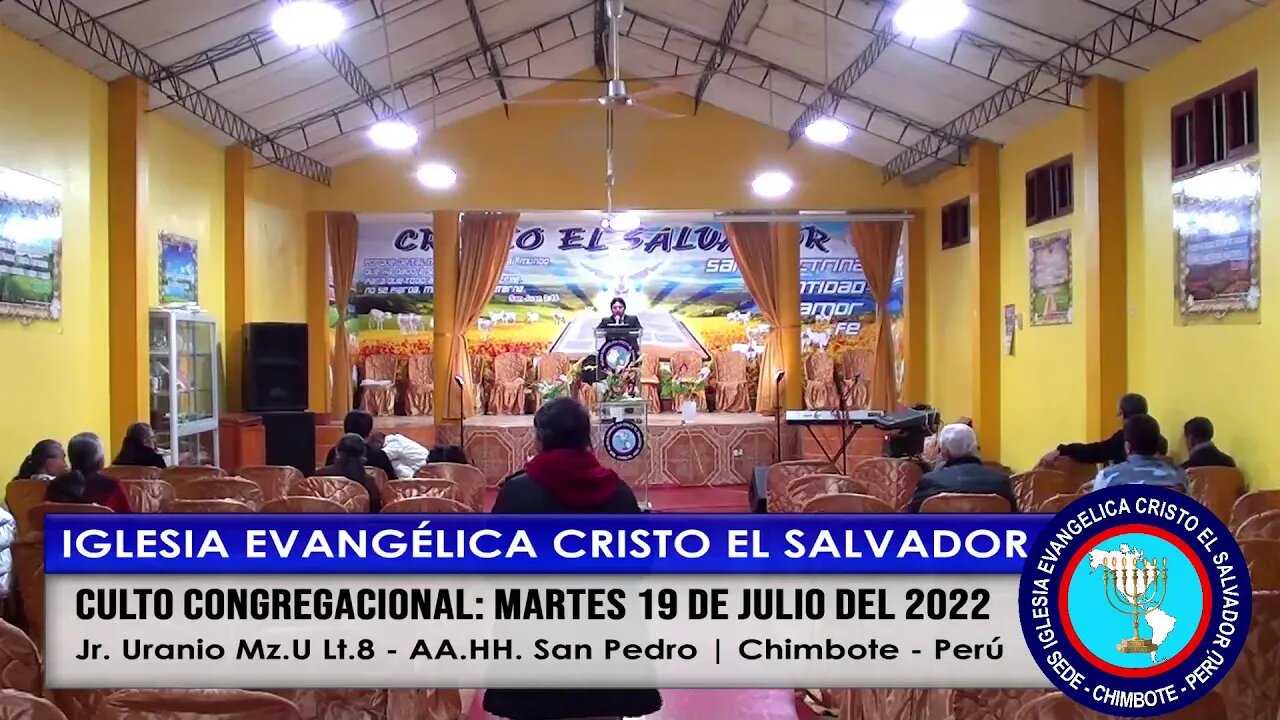 CULTO CONGREGACIONAL: DOMINGO 17 DE JULIO DEL 2022