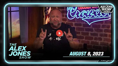 Alex Jones Makes Major Announcement with Steven Crowder 8/8/23