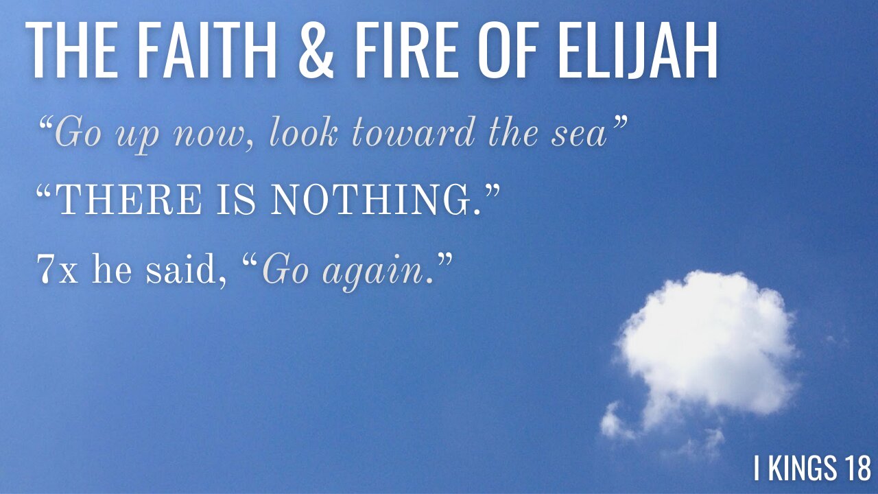 The Faith & Fire of Elijah