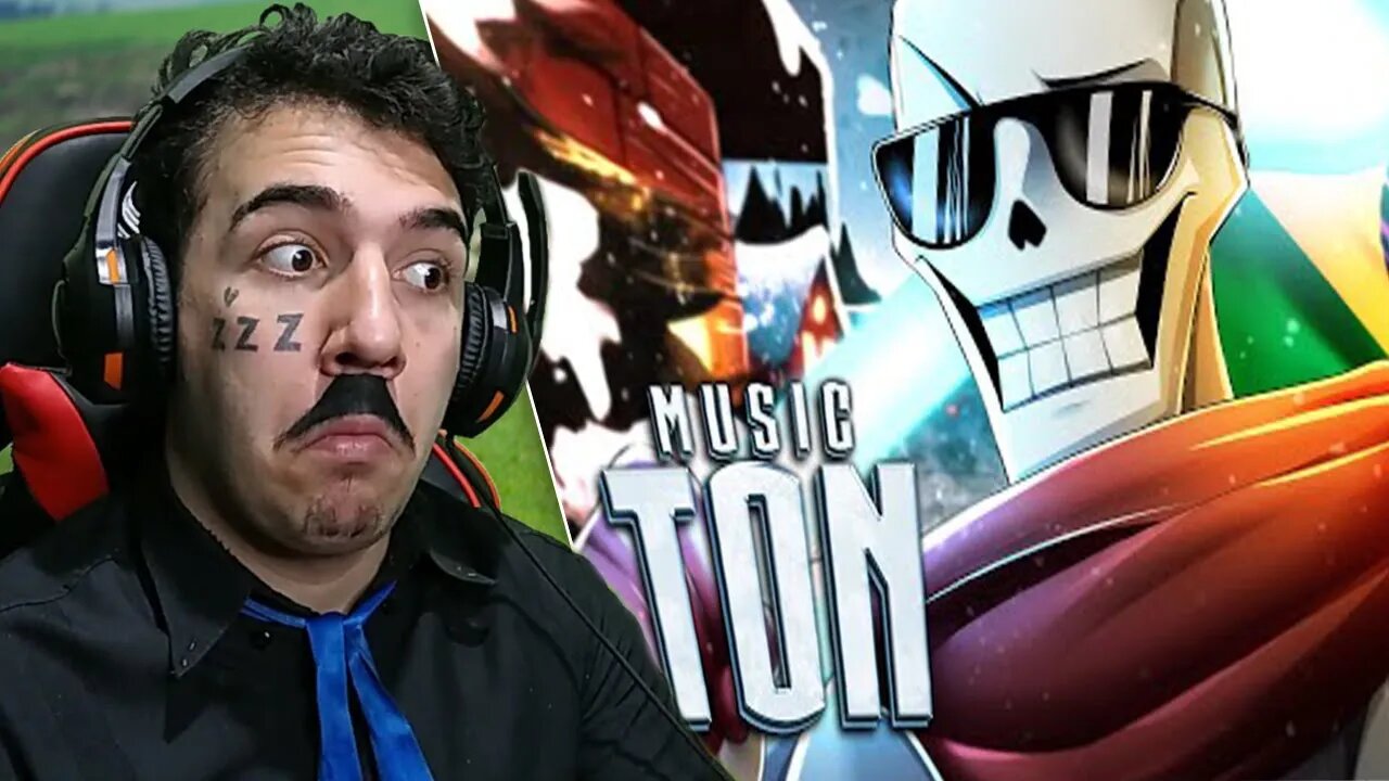 PASTOR REACT Rap do Papyrus (Undertale) - FUTURO GUARDA REAL | PAPYRUS DA BATATA