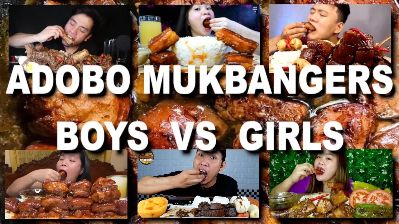 ADOBO Mukbangers: Boys vs Girls -- The BEST!