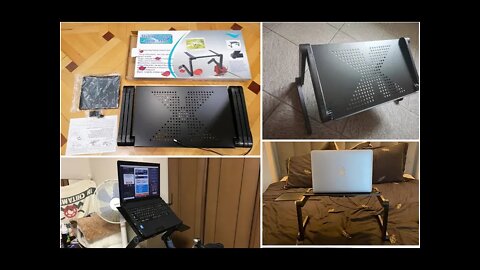 Adjustable Laptop Desk Stand Portable Aluminum