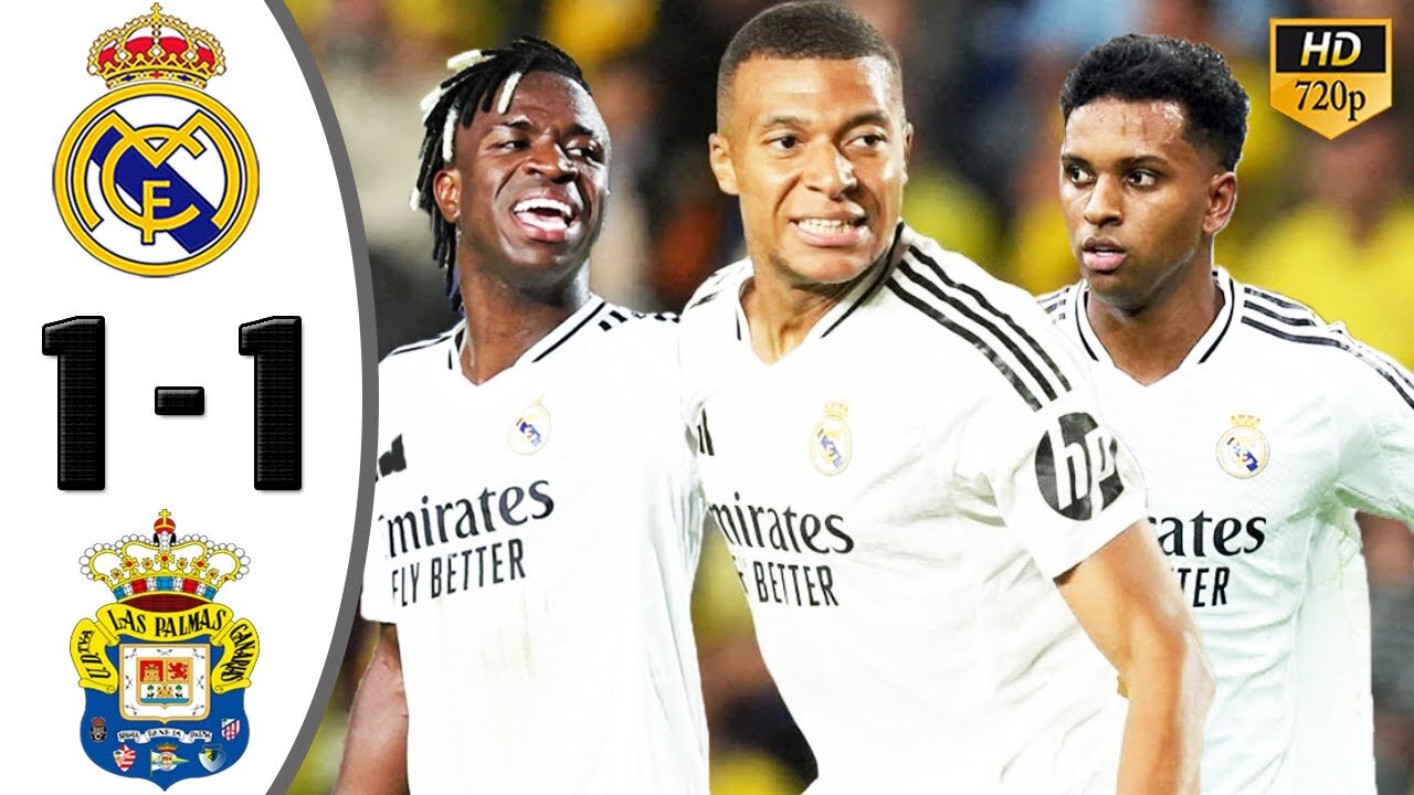 Real Madrid vs Las Palmas 1-1 All Goals & Highlights 2024 HD