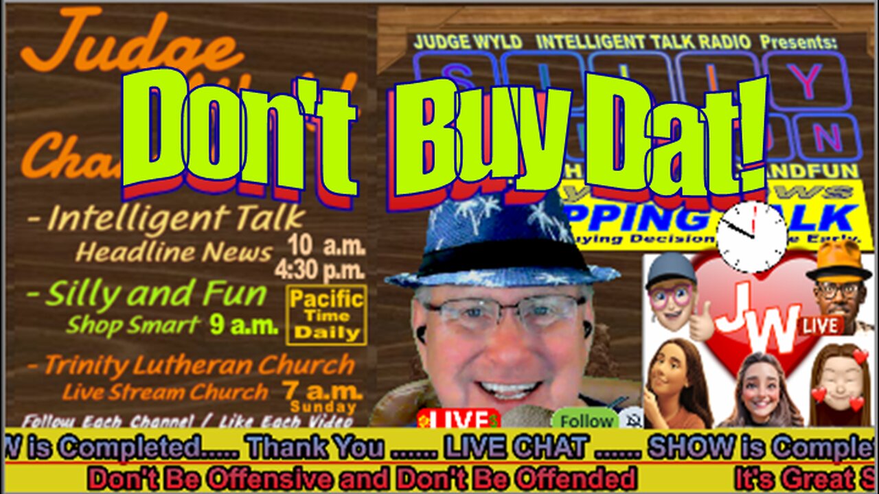 Live Stream Humorous Smart Shopping Advice for Friday 9 06 2024 Best Item vs Price Daily Talk