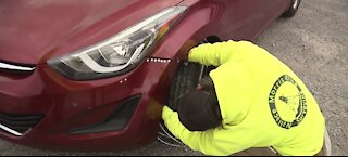 Mt. Charleston snow prompts reminder for winter vehicle safety