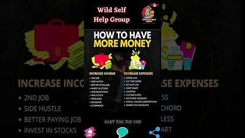 🔥 How to have more money 🔥 #shorts 🔥 #wildselfhelpgroup 🔥 8 August 2023 🔥