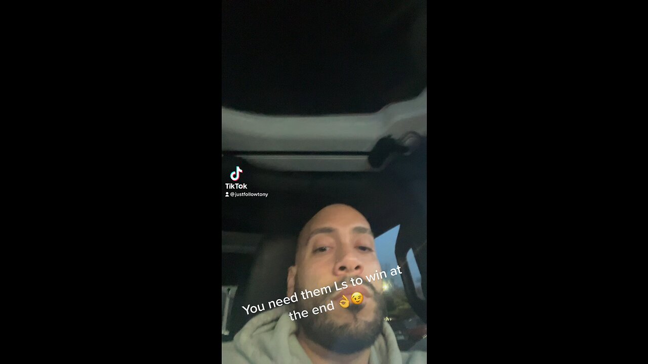 You need them Ls to win at the end!! 👌