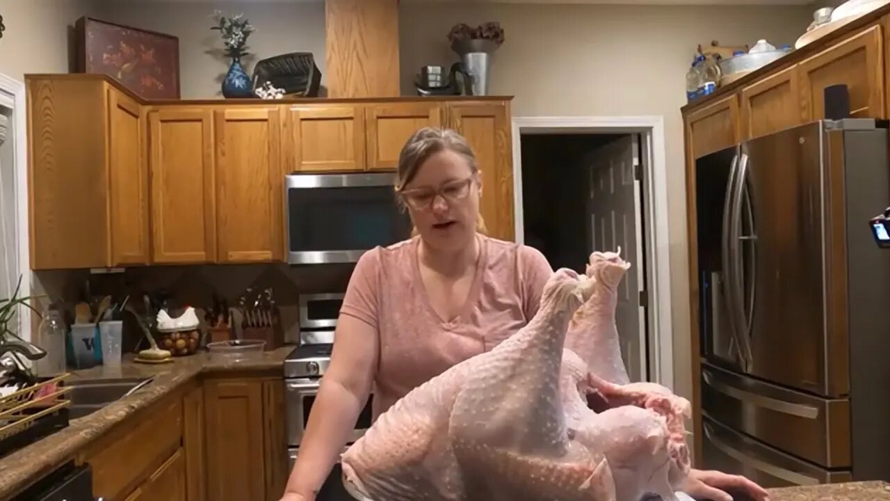 How to cut up a giant turkey and put it in your freezer