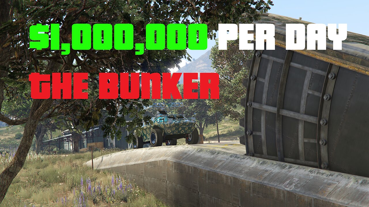 THE BUNKER | MAKE A FREE $!,000,000 PER DAY | GTA ONLINE