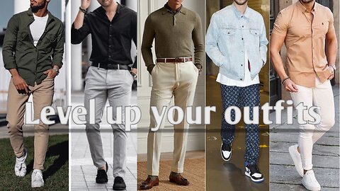 Level up your outfits with good looking combo for mens #stylishmensfashion