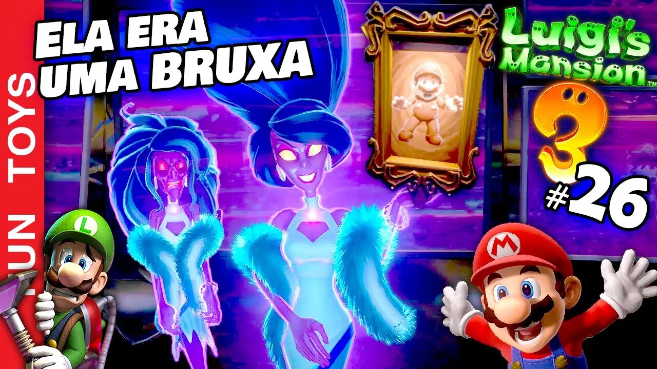 Luigi's Mansion 3 #26 - Enfrentamos a DONA do Hotel e Liberamos MAIS UM personagem MUITO QUERIDO 😱👻