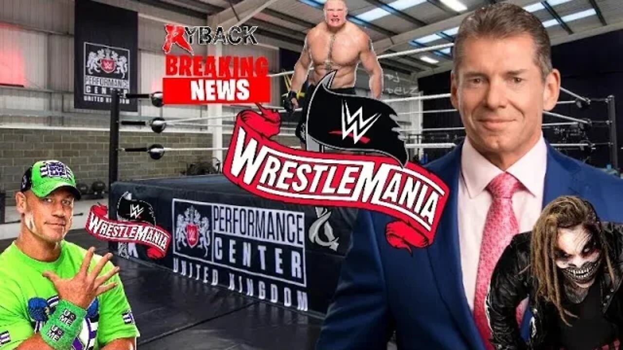 WRESTLEMANIA WILL BE AT THE WWE PERFORMANCE CENTER DUE TO CORONA VIRUS! RYBACK WRESTLING NEWS