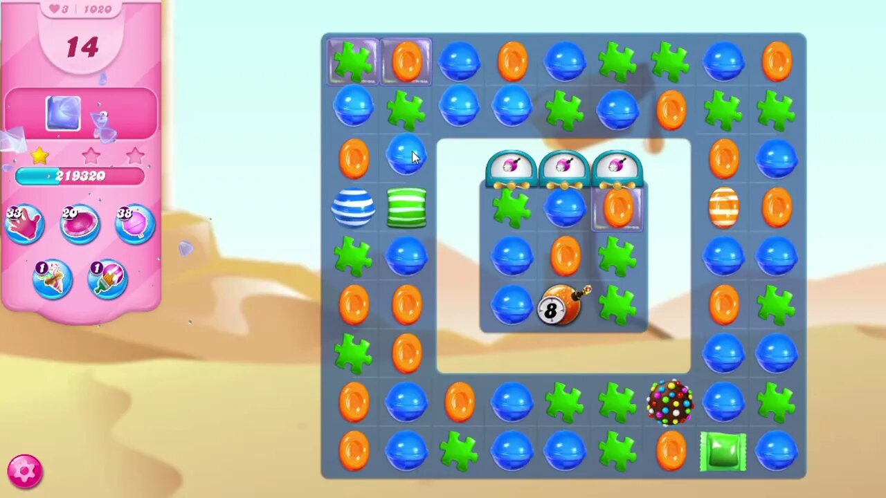 Candy Crush Saga Level 1020