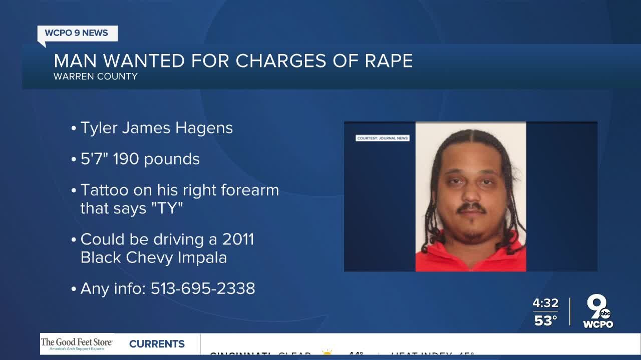 Warren County man wanted for rape and child porn charges