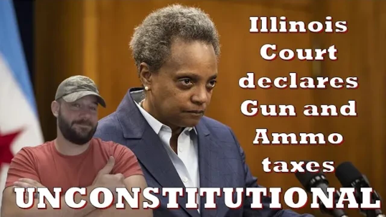 Illinois Gun and Ammo Taxes ruled Unconstitutional!.. State Supreme Court backs 2nd Amendment!