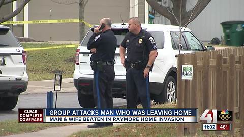 Masked men attack Raymore couple at their home, police say