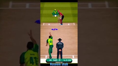 Rate this Inswing delivery || Pak vs Sri || #cricket #naseemshah