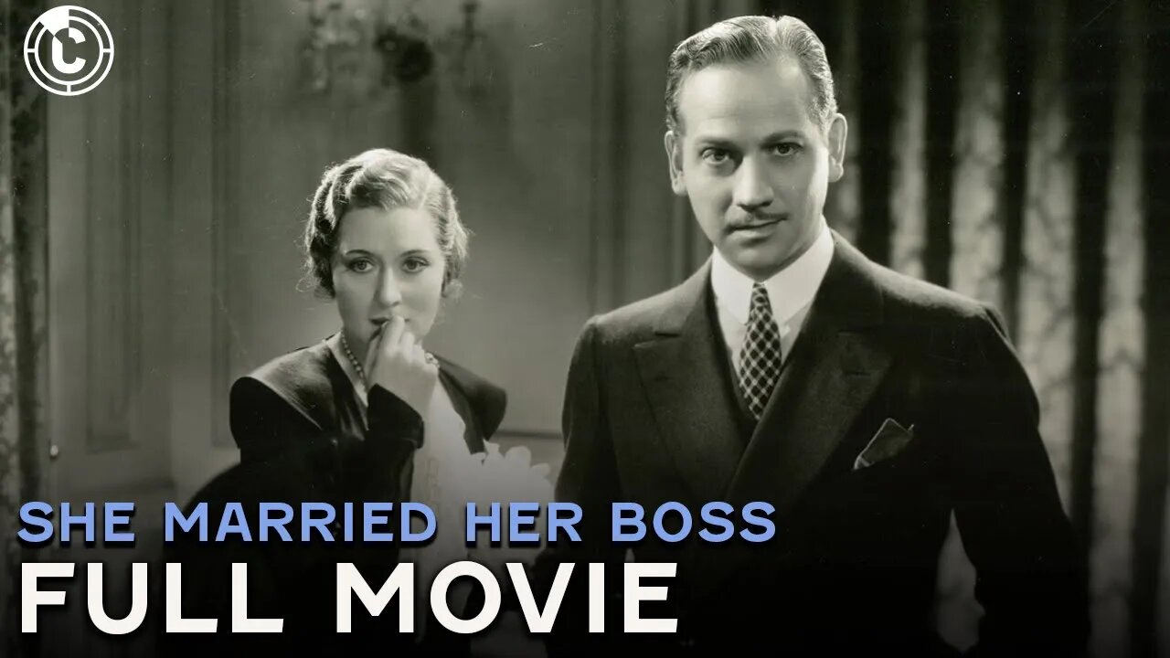 She Married Her Boss (1935 Full Movie) | Drama/Comedy | Claudette Colbert, Melvyn Douglas, Raymond Walburn.