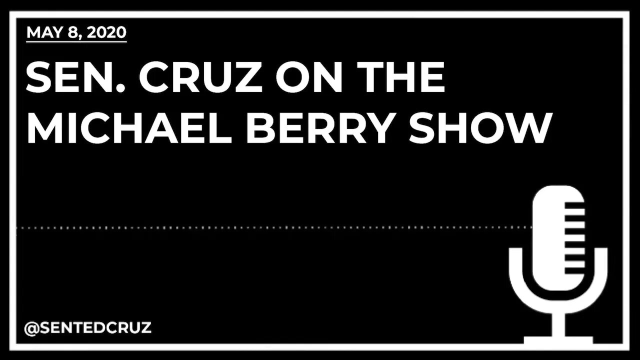 Cruz on the Michael Berry Show: “What Happened to Shelley Luther Was Wrong”