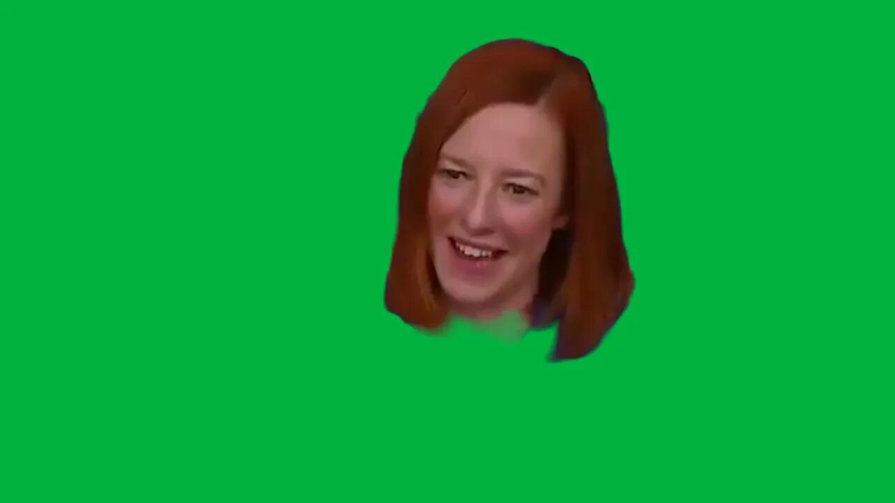 Green Screen – Psaki laughs off question about Trump's military branch HD 1