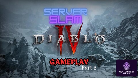 Diablo 4 Sorcerer gameplay - Server Slam Beta World Tier 2 Part 2 (No Commentary)