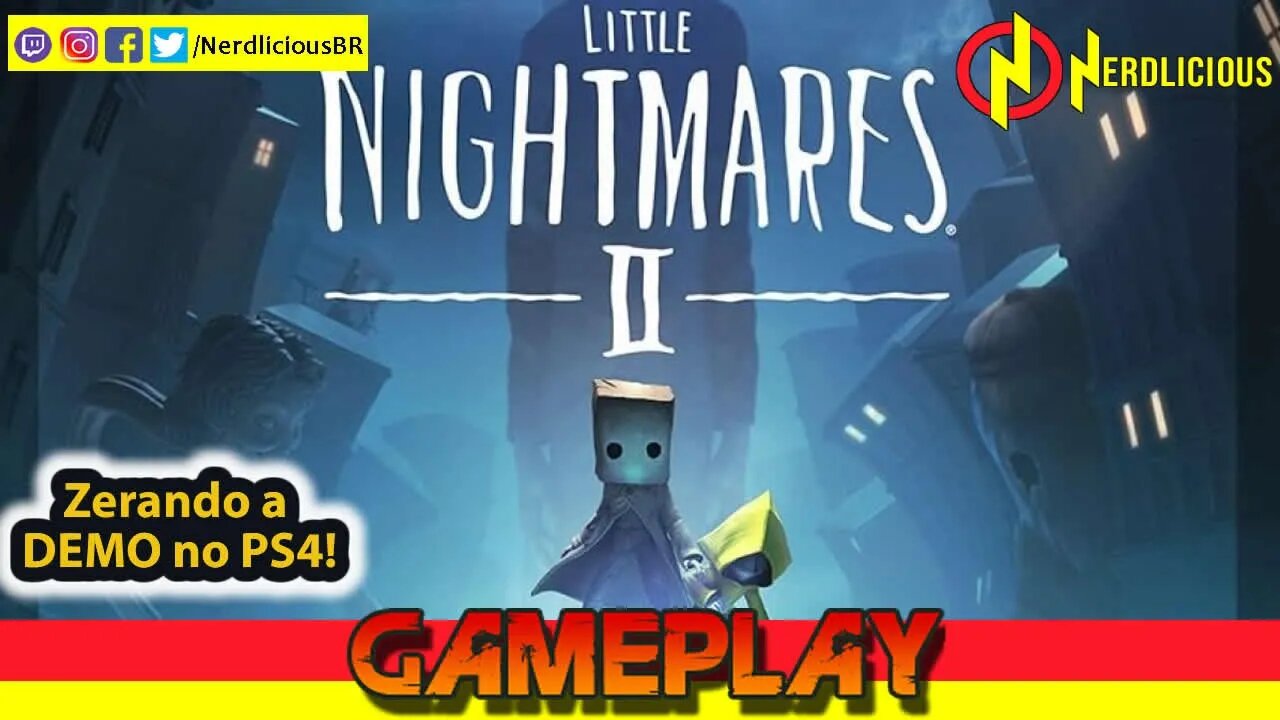 🎮 GAMEPLAY! Jogamos a Demo de LITTLE NIGHTMARES 2 para PS4. Confira!