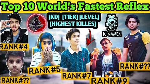 10 World Fastest Reflex Videos 🔴