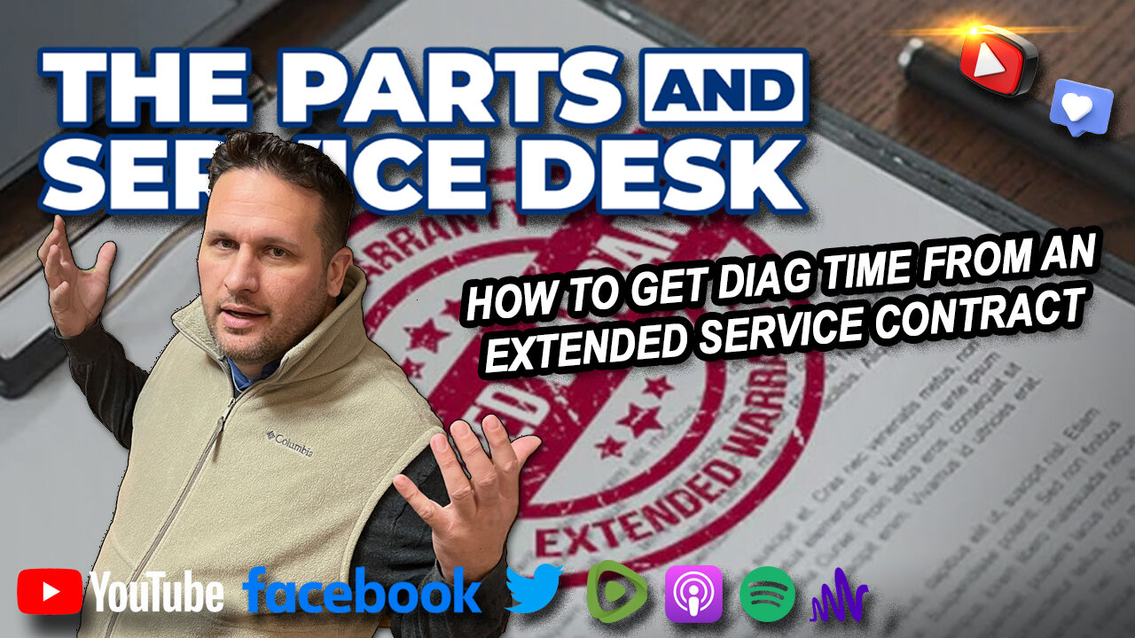 How To Get Diag Time from an Extended Service Contract