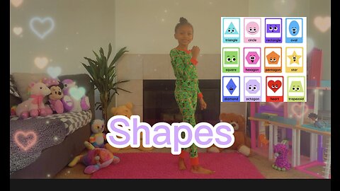 ABC nursery rhyme song,124 shapes education videos