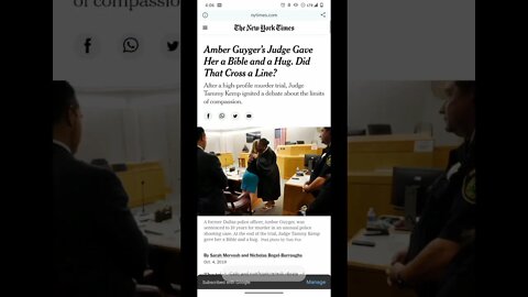 remember when a black woman judge hugged a police officer after she killed her black boyfriend?