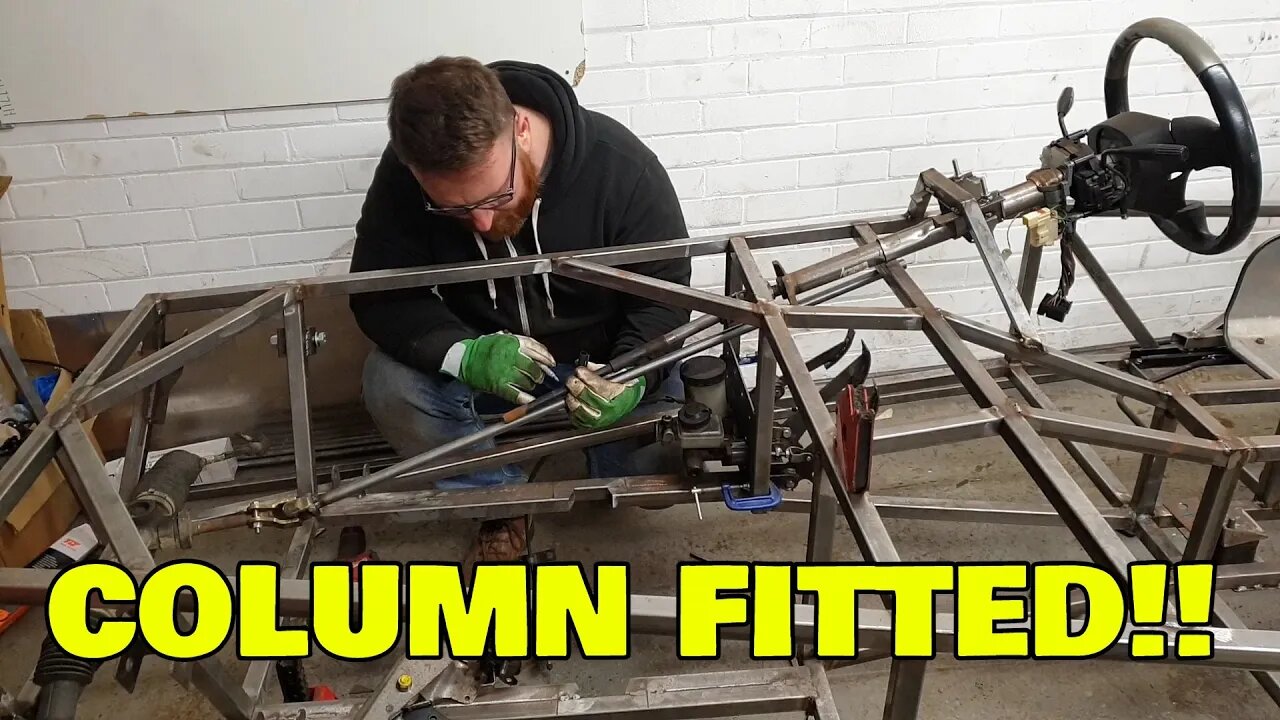 STEERING SHAFT! - Locost 7 Kit Car FULL BUILD!! - Episode 18