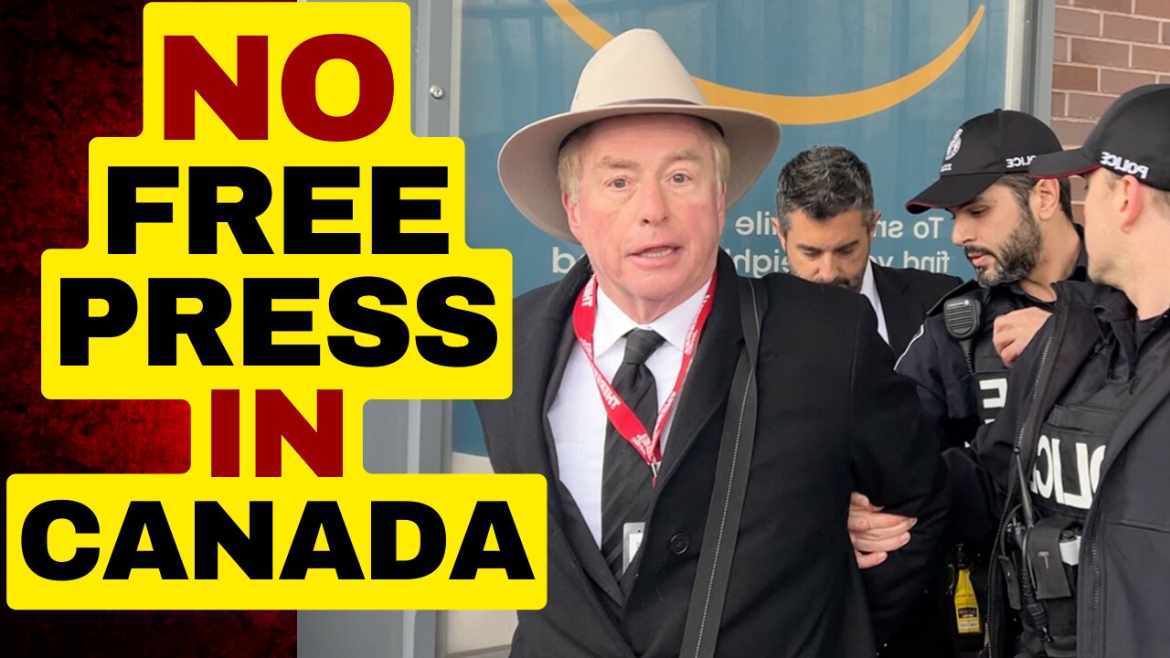 Rebel News Reporter Arrested For Asked Questions In Canada #canadaisbroken