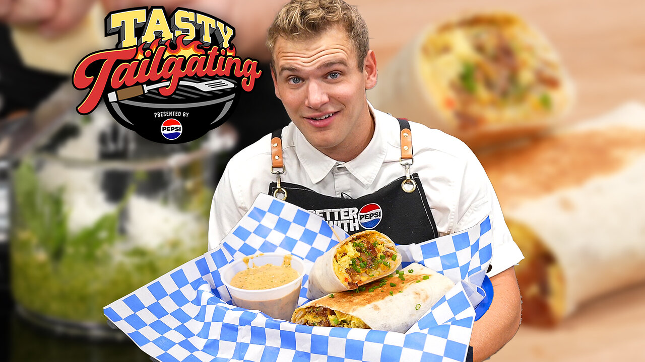 Whippin' Up The PERFECT Breakfast Burrito | Tasty Tailgating Ep. 6