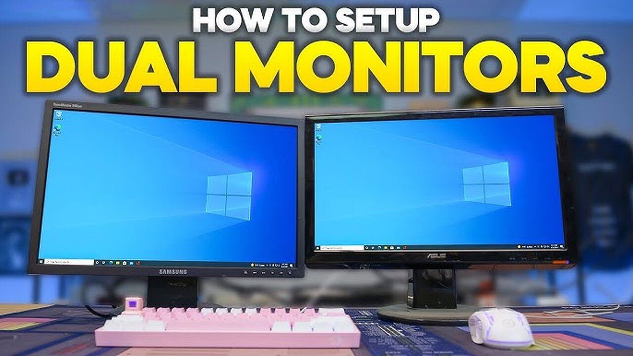 Connectv2 monitors in one cpu ||pc tips