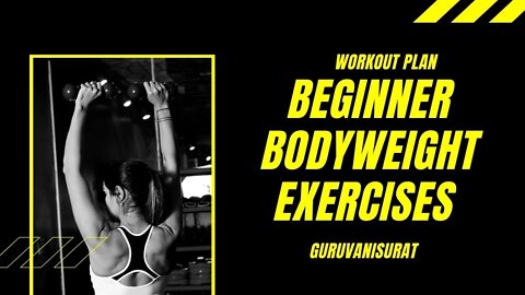 8 Picks for beginner bodyweight exercises will provide a full-body workout #shorts