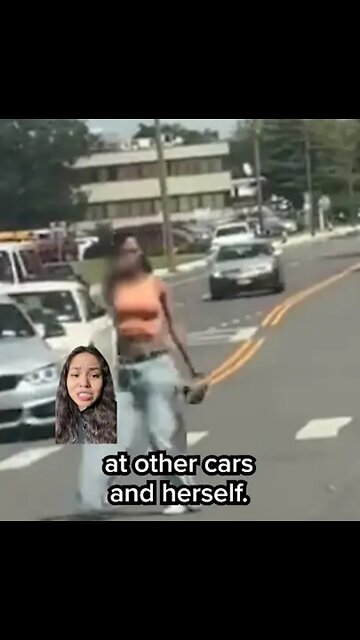 Cop hits gun-wielding woman with police car