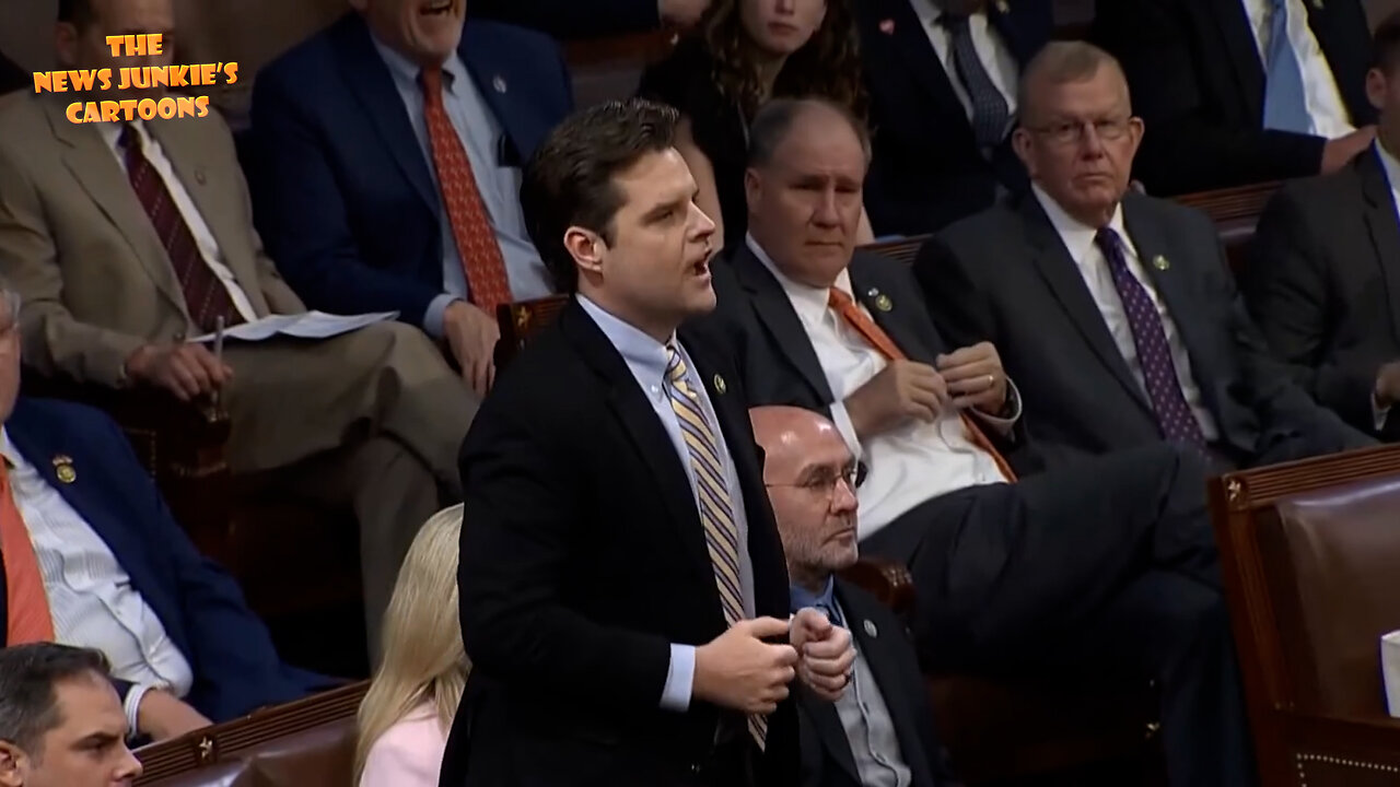 Rep. Matt Gaetz votes for Donald John Trump for Speaker of the House.