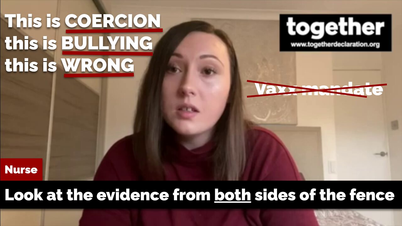 Push back against vaxx mandates: This is coercion, this is bullying and this is wrong