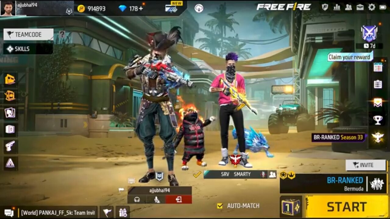 A best gameplay by an Indian player #free fire max