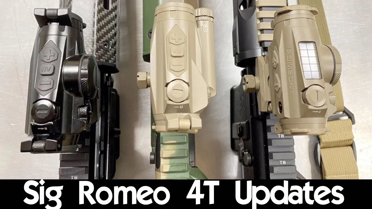 Sig Romeo 4T Updates