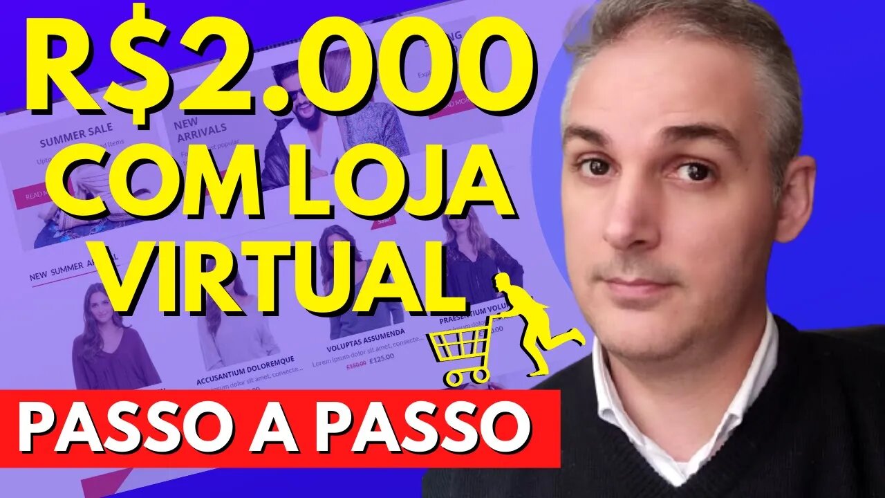 COMO CRIAR UMA LOJA VIRTUAL PASSO A PASSO 2021 E GANHAR 2 MIL REAIS POR MÊS