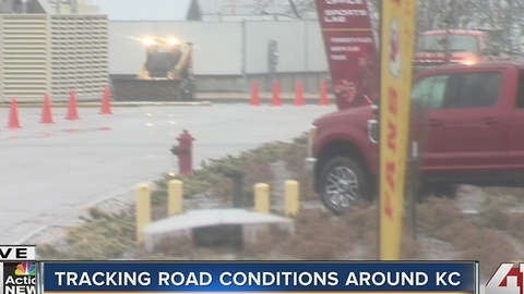 Tracking road conditions around KC