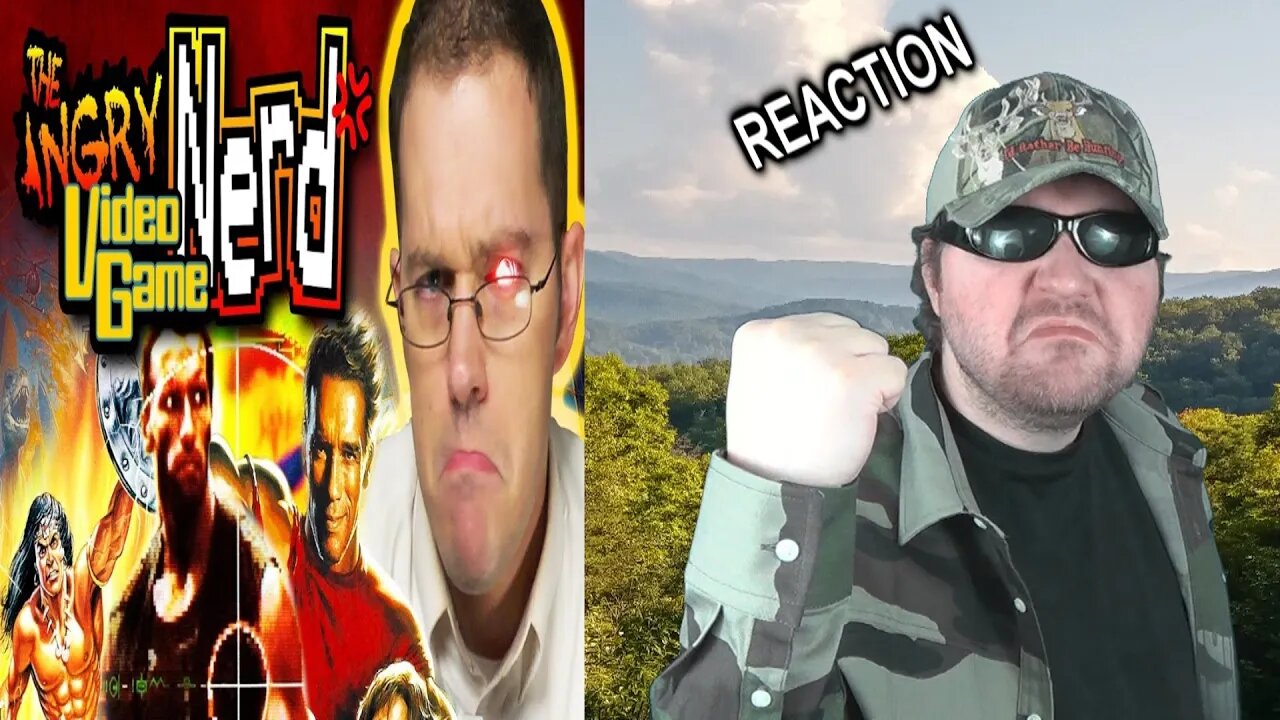 Schwarzenegger Games (NES) - Angry Video Game Nerd (AVGN) REACTION!!! (BBT)