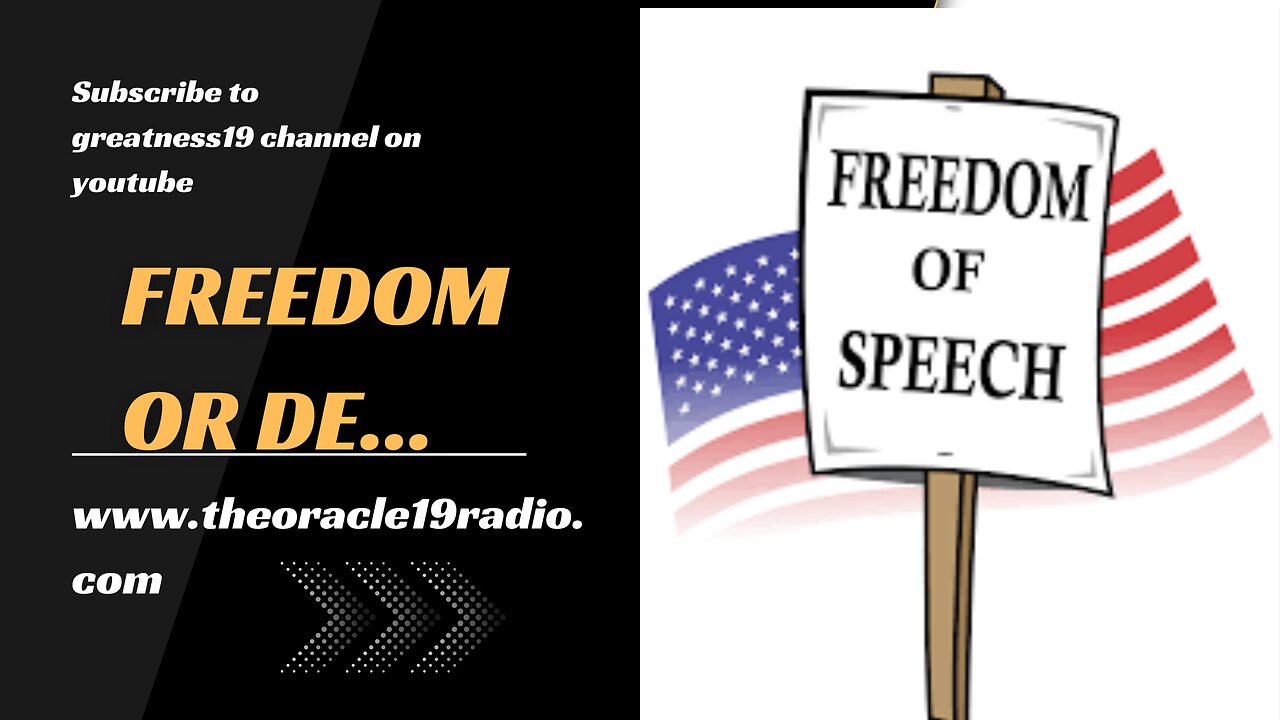 FREEDOM OF SPEECH