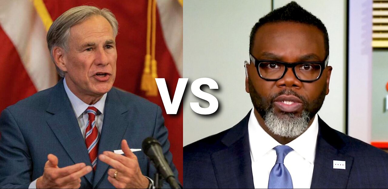 Chicago Mayor Brandon Johnson VS Gov. Abbott, Mayor Blames Gov For Migration ‘Chaos’