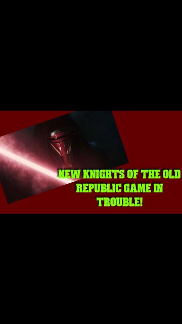Aspyr Media's Kights of the Old Republic Star Wars Game remake is in serious TROUBLE! #shorts