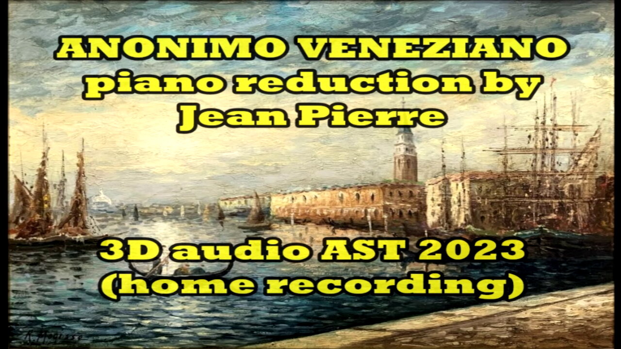 ANONIMO VENEZIANO : Adagio dal Concerto in Re minore di Alessandro Marcello-Bach