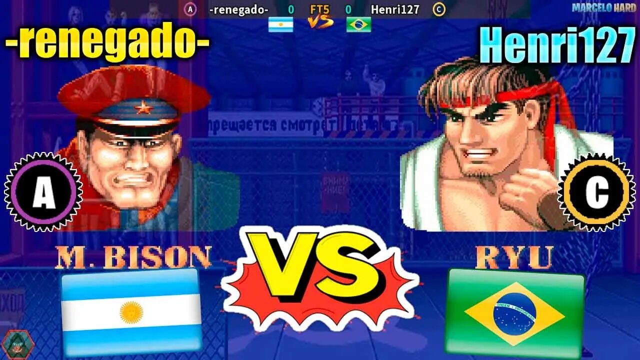 Street Fighter II': Champion Edition (-renegado- Vs. Henri127) [Argentina Vs. Brazil]