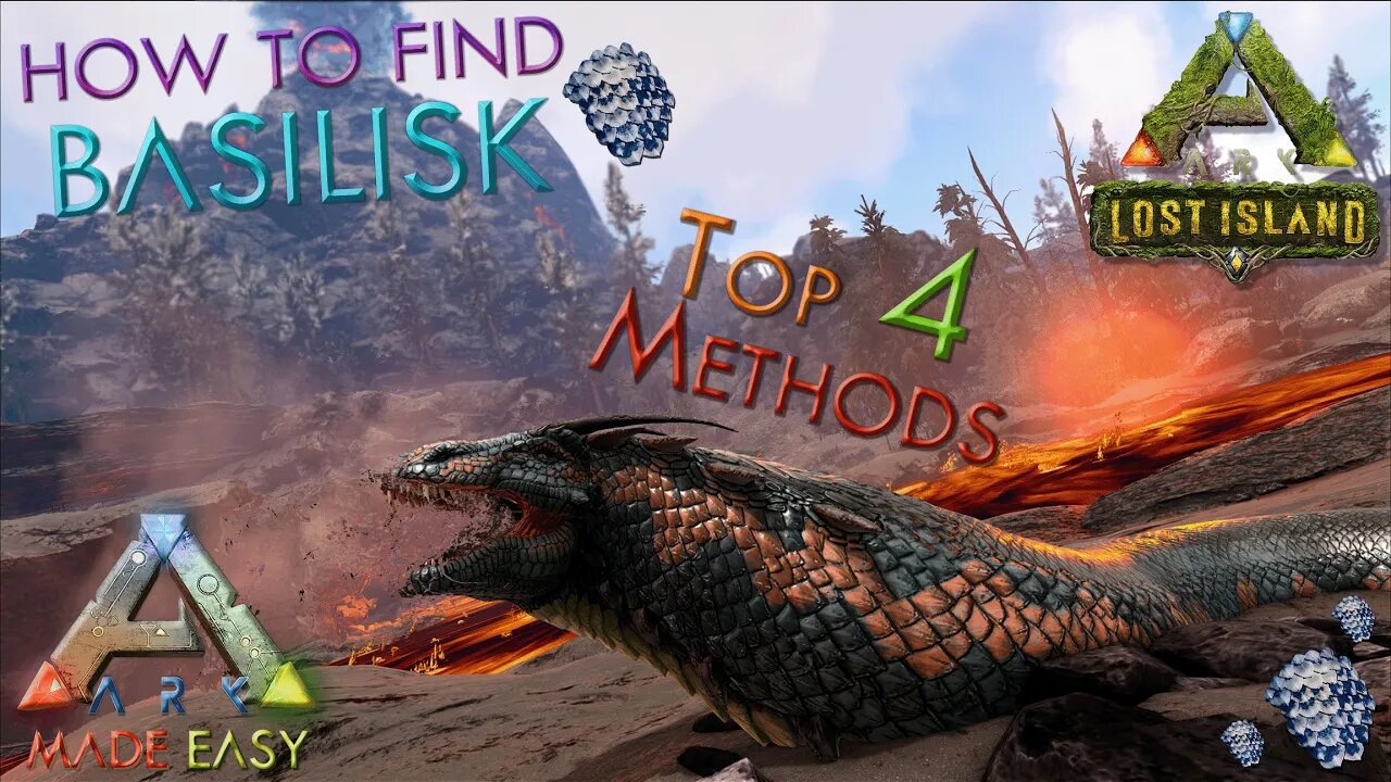 🆕 Lost Island 🌴 Basilisk Locations 🐍 ARK: Made Easy